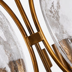Bild in Gallery-Viewer laden, Oval Cage Textured Glass Chandelier