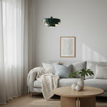 Cargar imagen en el visor de la Galería, Lámpara Colgante Malero de Tres Capas con Macarons - Iluminación Moderna en Forma de Disco para Comedor o Salón N52