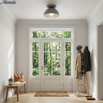 Load image into Gallery viewer, Metio Dome Minimalist Ceiling Lamp – Flush Mount for Small Spaces, Multi-Color Options