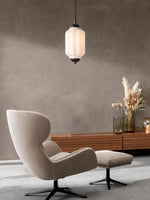 Bild in Gallery-Viewer laden, Vintage Glas Eloise Pendelleuchte