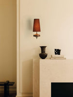 Load image into Gallery viewer, Rowan Retro Fabric Shade Wall Sconce – Classic Fabric Lighting For Bedroom