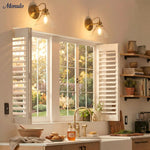 Cargar imagen en el visor de la Galería, Aplique de pared Aurenza con brazo curvo y forma de globo: lámpara de pared industrial moderna para baño, dormitorio y pasillo.