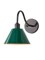 Bild in Gallery-Viewer laden, Industrielle moderne konische Wandleuchte mit klarer Metallsilhouette