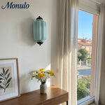 Charger l'image dans la visionneuse de galerie, Applique murale vintage en verre laiteux festonné Eloise - Éclairage d'appoint moderne pour salle de bain et chambre