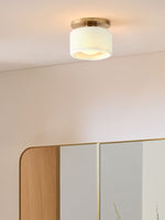 Charger l'image dans la visionneuse de galerie, Plafonnier encastré en porcelaine Cerova – Luminaire discret