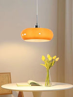 Bild in Gallery-Viewer laden, Nordic Metal Bauhaus Glas Pendelleuchte