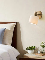 Load image into Gallery viewer, Cerova Porcelain Wall Sconce - Minimal Round Flush Mount Ceramic Light