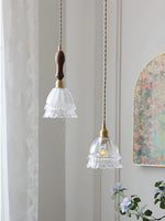 Load image into Gallery viewer, French Pastoral Jellyfish Glass Pendant Light M38