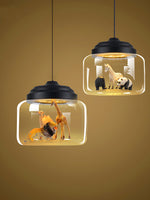 Load image into Gallery viewer, Creative Little Zoo Glass Pendant Light
