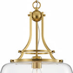 Load image into Gallery viewer, Lirra Classic Glass Dome Pendant – Timeless Pendant Light for Kitchens and Hallways
