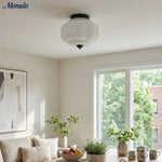 Charger l'image dans la visionneuse de galerie, Plafonnier encastré Eloise en verre laiteux – Éclairage d'accentuation moderne avec abat-jour en verre artistique