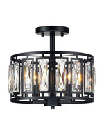 Load image into Gallery viewer, Modern Crystal Drum Ceiling Lamp