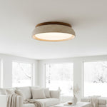 Load image into Gallery viewer, Travira Sculptural Travertine Ceiling Fixture - Soft Ambient Light for Bedroom Living Room or Entryway