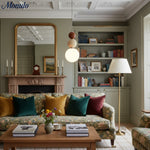 Cargar imagen en el visor de la Galería, Lámpara colgante moderna Verdoma con esfera triple de vidrio brillante, estilo minimalista para comedores y salas de estar