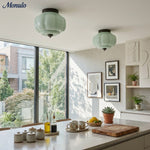 Charger l'image dans la visionneuse de galerie, Plafonnier encastré Eloise en verre laiteux – Éclairage d'accentuation moderne avec abat-jour en verre artistique