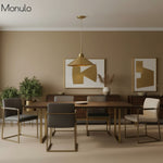 Cargar imagen en el visor de la Galería, Lámpara colgante cónica Aurenza de estilo rústico moderno: iluminación regulable para cocina y entrada.