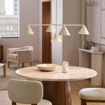 Load image into Gallery viewer, Brivana Cone Shade Metal Chandelier - Minimalist Linear Dining Light