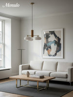 Load image into Gallery viewer, Medieval Log Style Vintage Glass Chandelier