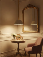 Load image into Gallery viewer, Foldray Leather Drum Pendant Light - Nordic Brass Fixture for Dining