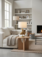 Load image into Gallery viewer, Pawdia Animal Bedside Table Lamp - Classic Fabric Shade Lighting
