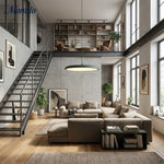 Charger l'image dans la visionneuse de galerie, Suspension LED Astris – Design mince en forme de disque Éclairage contemporain pour espaces de vie