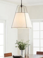 Load image into Gallery viewer, Modern Minimalist Fabric Tapered Pendant Lamp