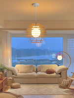 Cargar imagen en el visor de la Galería, Lámpara colgante Bauhaus Memphis de acrílico Sunrise – AFTTERGLOW S4