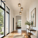 Bild in Gallery-Viewer laden, Moderner plissierter Glas-Pendelleuchter M39