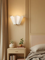 Load image into Gallery viewer, Oslan Scalloped Wall Sconce - Classic Linen Shade Modern Accent