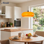 Bild in Gallery-Viewer laden, Nordic Metal Bauhaus Glas Pendelleuchte