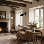 Load image into Gallery viewer, Metio Dome Wall Sconce – Mid-Century Dome Shade for Living Room