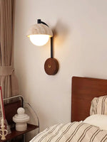 Load image into Gallery viewer, Wabi-Sabi Style Travertine Half-Sphere Design Wall Lamp for Living Rooms and Bedrooms