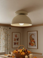 Load image into Gallery viewer, Metio Dome Minimalist Ceiling Lamp – Flush Mount for Small Spaces, Multi-Color Options