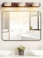 Load image into Gallery viewer, Travira Travertine Duo Sconce – Adjustable Natural Stone Wall Light for Bedroom Hallaway