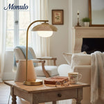 Charger l'image dans la visionneuse de galerie, Lampe de table Elorina rétro avec abat-jour en métal – Design contemporain à brancher pour tables d'appoint et tables de chevet