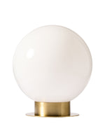 Cargar imagen en el visor de la Galería, Lámpara de mesa con globo de cristal Rivolence: elegante y moderna lámpara de noche de cristal