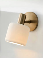 Load image into Gallery viewer, Cerova Porcelain Wall Sconce - Minimal Round Flush Mount Ceramic Light