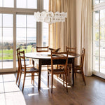 Cargar imagen en el visor de la Galería, Lámpara de araña de discos de cristal de inspiración vintage Verdura para interiores de lujo