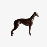 Cargar imagen en el visor de la Galería, style A standing dark bronze resin greyhound decor
