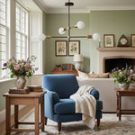 Load image into Gallery viewer, Mobilux Line Contemporary Open-Frame Globe Chandelier – Adjustable Height Statement Lighting for Foyer