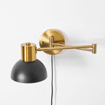 Load image into Gallery viewer, Adjustable Arm Plug In Wall Lamp