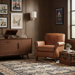 Load image into Gallery viewer, Cavilon Sculpted Marble Wall Light with Elegant Linen Shade for Living Rooms and Hallways