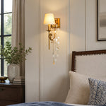 Charger l'image dans la visionneuse de galerie, Crystal and Shell Tassel Wall Sconce