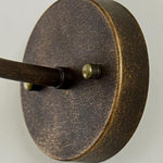 Cargar imagen en el visor de la Galería, Aplique de pared industrial de estilo rústico: lámpara de cuenco vintage para exteriores