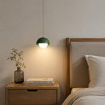 Bild in Gallery-Viewer laden, Natural Green Jade Dome Pendant Light