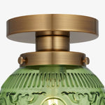 Cargar imagen en el visor de la Galería, Lámpara de Techo Empotrada de Vidrio Esférico Naveliro - Diseño Atemporal para Salón y Cocina