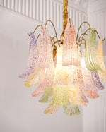 Load image into Gallery viewer, Mazzega Murano Glass Chandelier