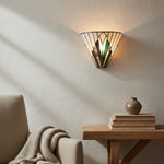 Load image into Gallery viewer, TF Astoria Art Glass Wall Sconce – Handcrafted Vintage Style Accent Lamp for Bedrooms