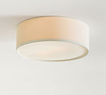 Load image into Gallery viewer, Dumora Drum Flush Mount Ceiling Light - Linen Shade Modern Elegance