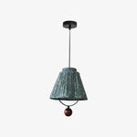 Charger l'image dans la visionneuse de galerie, Suspension décorative en tissu floral Solmire – Lampe suspendue avec accents métalliques pour salon et salle à manger